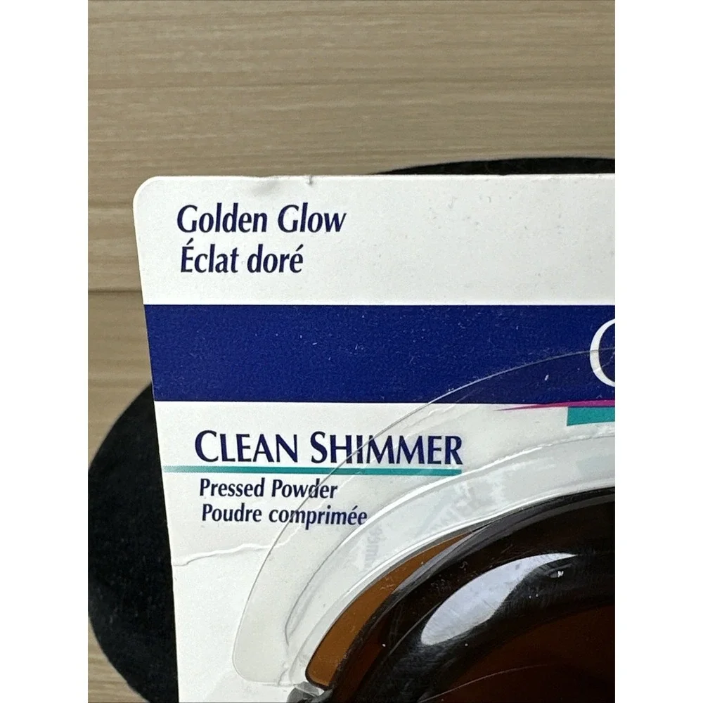 Vintage CoverGirl Clean Shimmer Pressed Powder Golden Glow Limited Edition